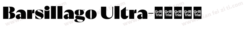 Barsillago Ultra字体转换